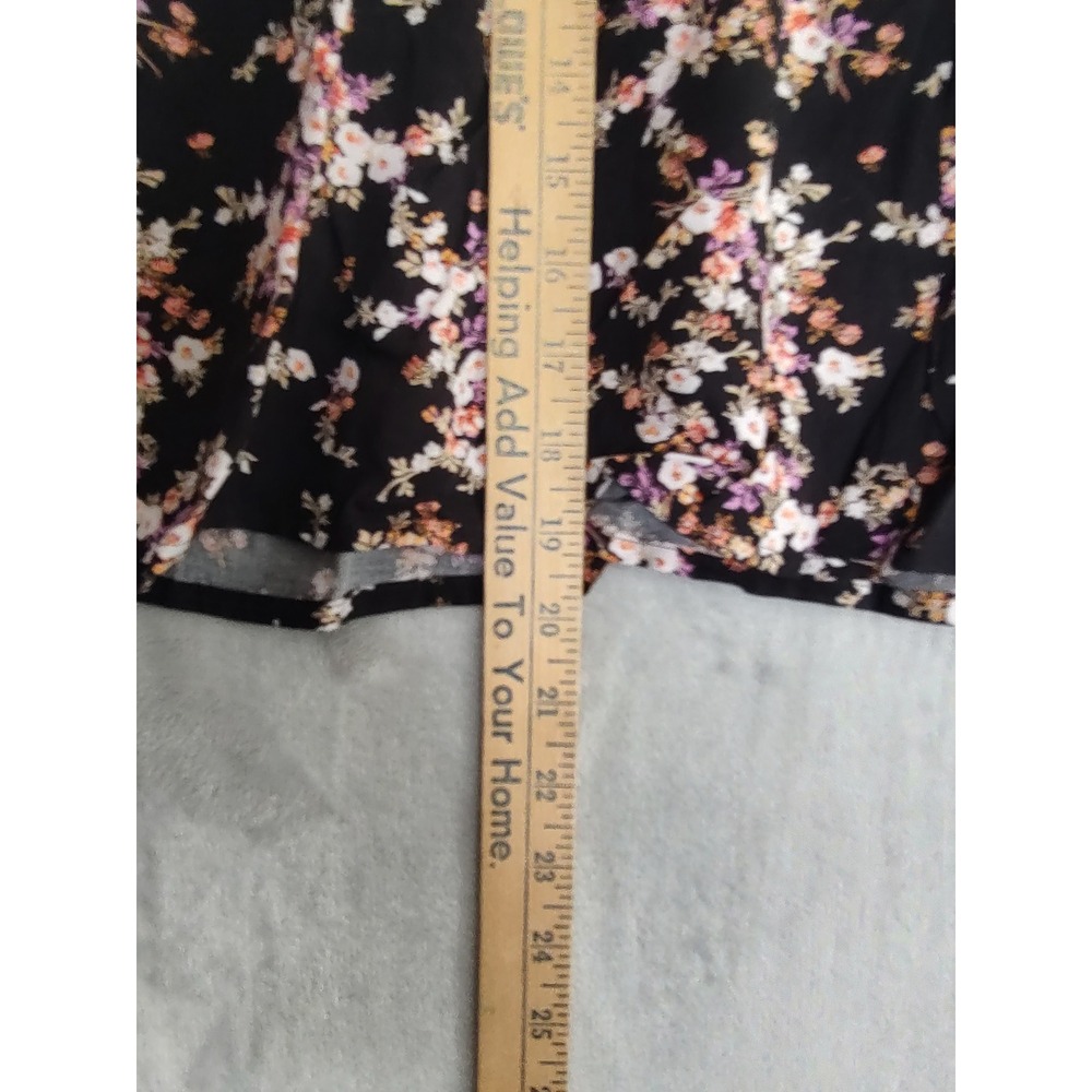 Old Navy‎ Floral Mini Skirt Bundle Of 2 Yellow Black Elastic Waist Womens XL NWT - Picture 10 of 12